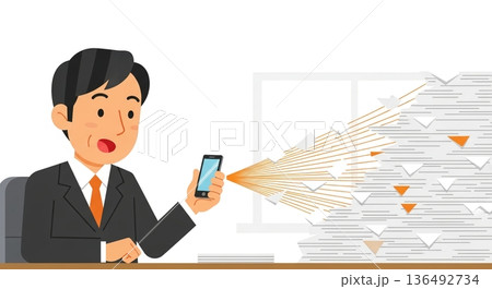 スマホで解決!紙の山をDXでスッキリ スマホで解決!紙の山をDXでスッキリ 136492734