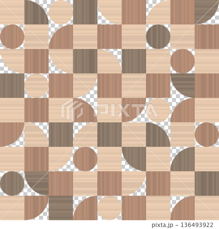 Checkered Wood Grain Marquetry Random 2 136493922