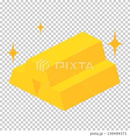 三根堆疊的金條示意圖 三根堆疊的金條示意圖 136494371