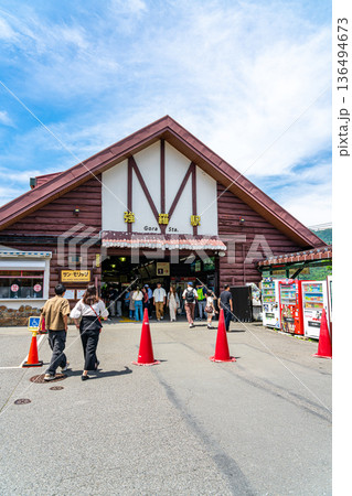 【神奈川県】レトロな雰囲気のある箱根の強羅駅 136494673