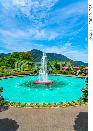【神奈川県】爽やかな噴水が気持ちいい箱根の強羅公園 136494707