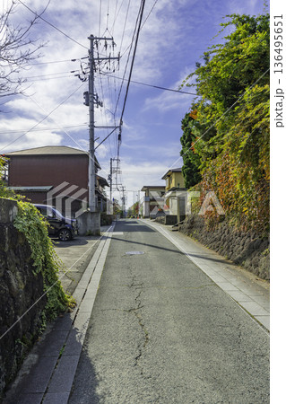 上山　かみのやま温泉　武家屋敷通り　中之坂　山形県上山市 136495651