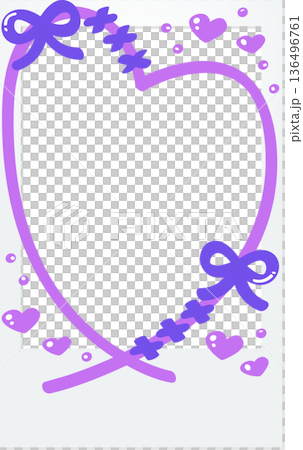 Graffiti Instant Camera Decoration Frame Instax Film Purple Graffiti Instant Camera Decoration Frame Instax Film Purple 136496761