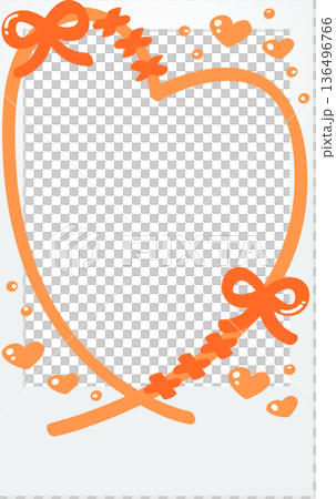 Doodle Instant Camera Decoration Frame Instax Film Oshikatsu Orange Doodle Instant Camera Decoration Frame Instax Film Oshikatsu Orange 136496766