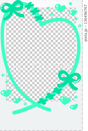 Doodle Instant Camera Decoration Frame Instax Film Mint Green Doodle Instant Camera Decoration Frame Instax Film Mint Green 136496767