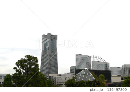 みなとみらい ランドマークタワーの景色 みなとみらい ランドマークタワーの景色 136497800