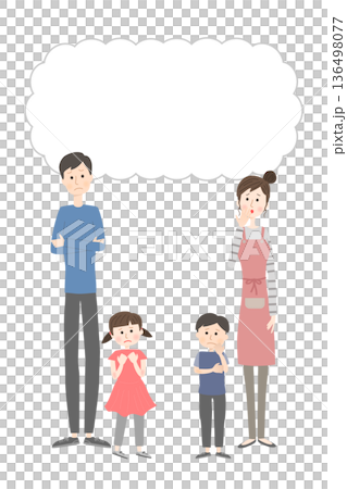 焦慮的家庭想法 136498077