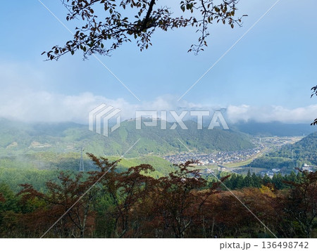 立雲峡から眺める竹田城 立雲峡から眺める竹田城 136498742