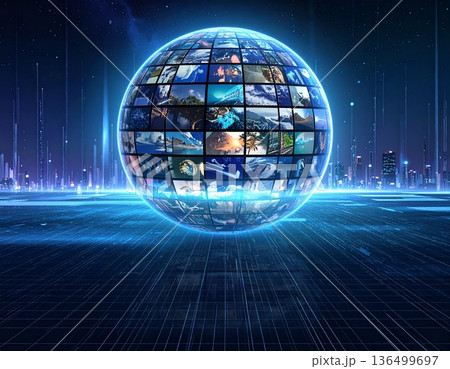 ビッグデータで繋がるグローバルネットワーク社会 136499697