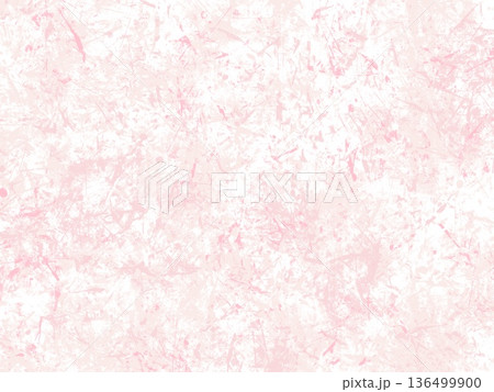 高級感のある桜色ピンクの水彩手描き和風テクスチャ背景 136499900