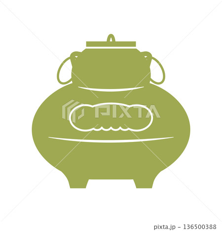 茶道具 シンプルな茶釜 茶道具 シンプルな茶釜 136500388