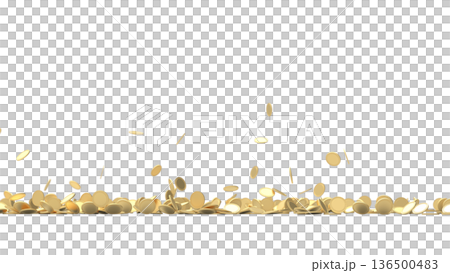 降ってくるゴールドコイン　CG 136500483