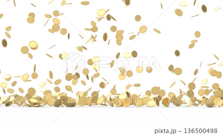 降ってくるゴールドコイン　CG 136500498