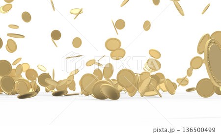 降ってくるゴールドコイン　CG 136500499