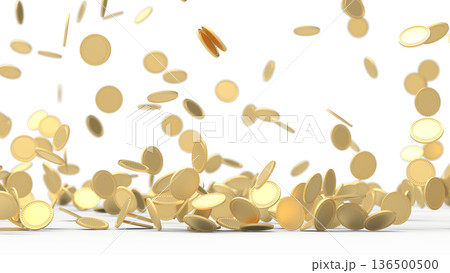 降ってくるゴールドコイン　CG 136500500