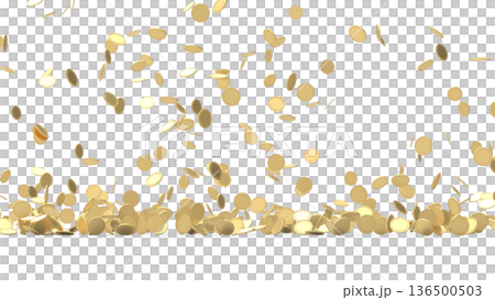 降ってくるゴールドコイン　CG 136500503