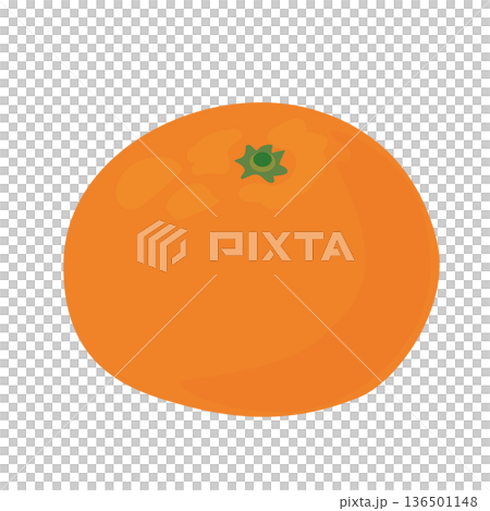 簡單的橘子向量圖 136501148