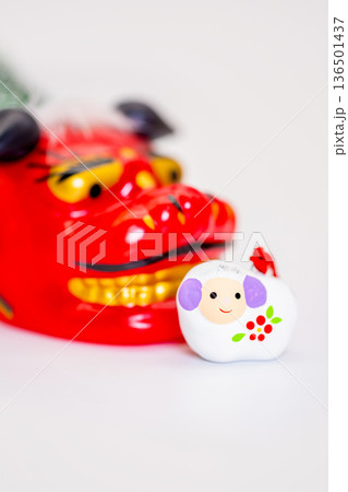 干支土鈴　羊 136501437
