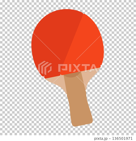 卓球ラケット イラスト 卓球ラケット イラスト 136501971