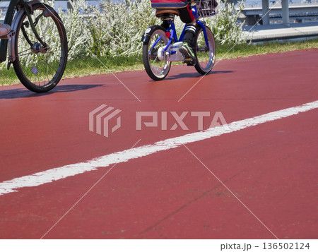 中川・荒川の遊歩道とサイクリングロード・江戸川区健康の道 中川・荒川の遊歩道とサイクリングロード・江戸川区健康の道 136502124
