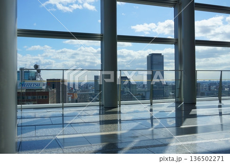 展望フロアから見た都市風景 JRセントラルタワーズ 展望フロアから見た都市風景 JRセントラルタワーズ 136502271
