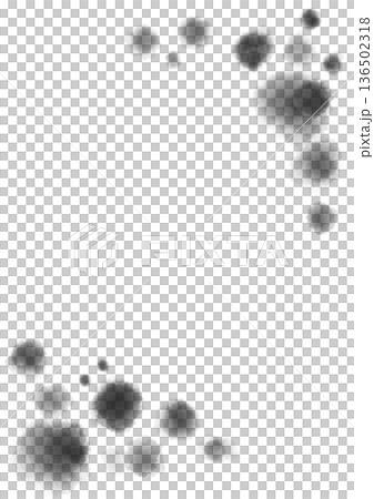 Ink, black watercolor blurred dot frame splash background material Ink, black watercolor blurred dot frame splash background material 136502318