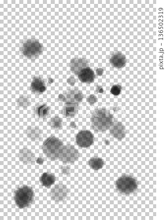 Ink, black watercolor smudge dot splash Ink, black watercolor smudge dot splash 136502319