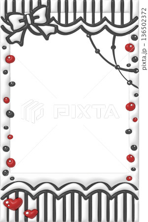 ぷっくり 落書き チェキ デコレーション フレーム 可愛い装飾素材 黒 赤 ぷっくり 落書き チェキ デコレーション フレーム 可愛い装飾素材 黒 赤 136502372