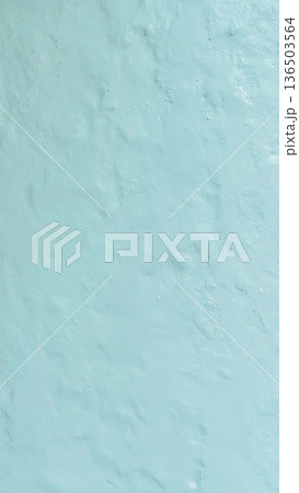 《AI画像》質感のある水色の壁 136503564