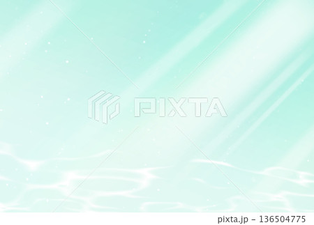 背景素材_光_水 136504775