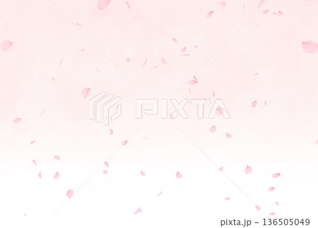 背景素材_花吹雪 背景素材_花吹雪 136505049