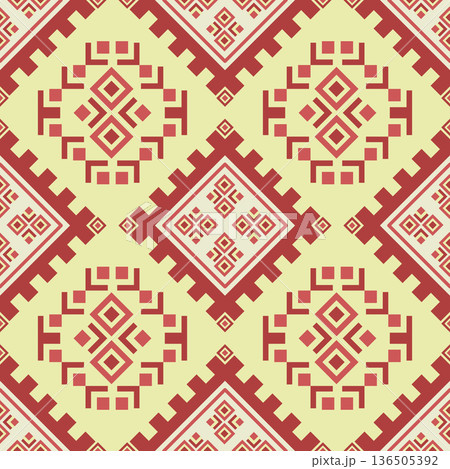 Geometric Native Ethnic Tribal Seamless Pattern for Fabric Textile and Traditional Design Geometric Native Ethnic Tribal Seamless Pattern for Fabric Textile and Traditional Design 136505392
