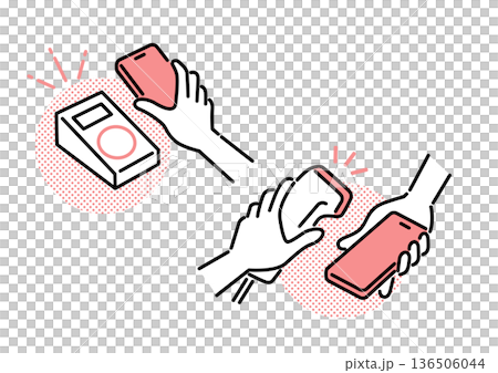 女性手中的智慧型手機支付 136506044