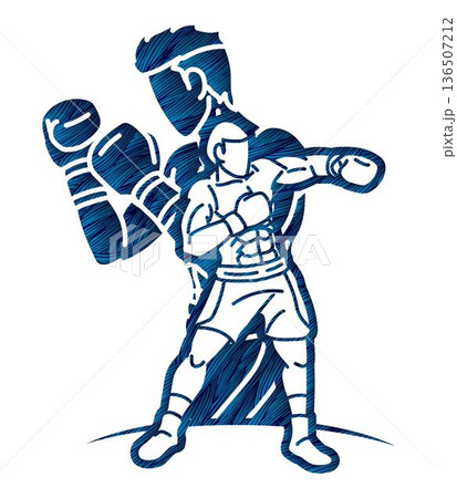 Group of Boxer Mix Action Boxing Sport Cartoon Graphic Vector Group of Boxer Mix Action Boxing Sport Cartoon Graphic Vector 136507212