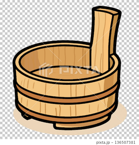 Illustration of a simple bucket Illustration of a simple bucket 136507381
