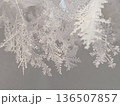 規則正しい、氷の結晶 136507857