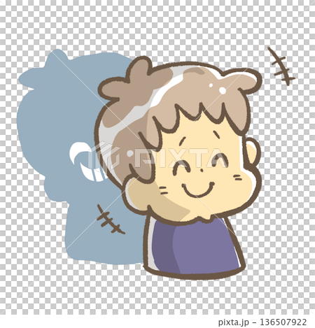 顔で笑って心でにやついている人 136507922