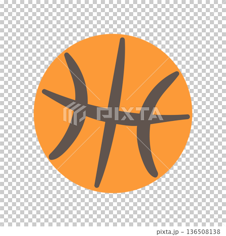バスケットボール　イラスト 136508138