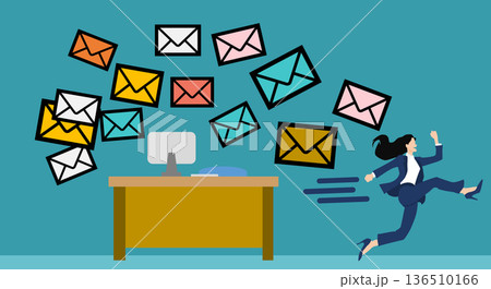 ワークライフバランスのイラスト 136510166