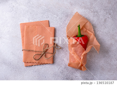 Plastic free reusable beeswax wrap Plastic free reusable beeswax wrap 136510187