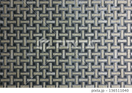 格子状のアミアミ模様タイル 格子状のアミアミ模様タイル 136511040