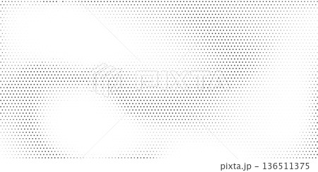 Abstract black and white halftone dots background. Vector gradient pattern with wavy transition for modern graphic design, minimalist backdrop, and digital texture. Abstract black and white halftone dots background. Vector gradient pattern with wavy transition for modern graphic design, minimalist backdrop, and digital texture. 136511375