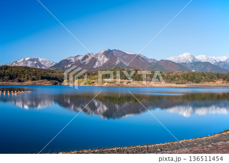 菰野調整池 きらら湖《三重県 菰野町》 菰野調整池 きらら湖《三重県 菰野町》 136511454