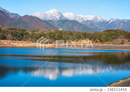 菰野調整池 きらら湖《三重県 菰野町》 菰野調整池 きらら湖《三重県 菰野町》 136511458