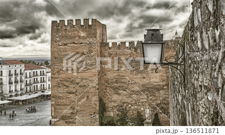 Street Scene, Caceres, Spain Street Scene, Caceres, Spain 136511871
