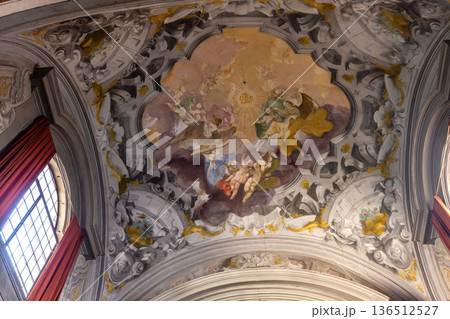 Ognissanti church, Florence, tuscany, Italy 136512527