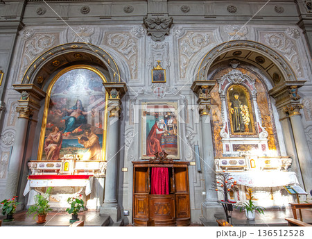 Ognissanti church, Florence, tuscany, Italy Ognissanti church, Florence, tuscany, Italy 136512528