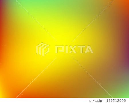 Abstract gradient background. Sunset beach or summer colors. Orange, purple, yellow and green colors. Vector. 136512906