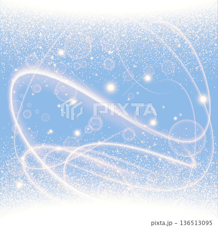 Abstract winter background with snowflakes and stars. Abstract winter background with snowflakes and stars. 136513095