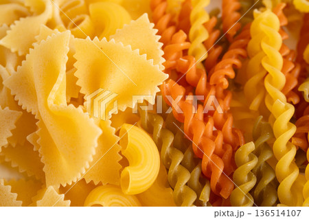 Pasta noodles for cooking Italian food. Pasta noodles for cooking Italian food. 136514107